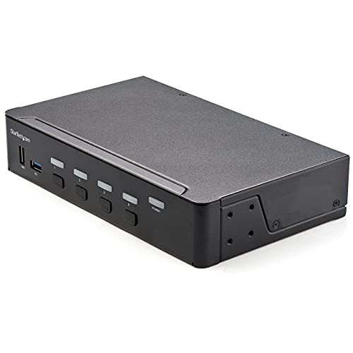 StarTech 4 Port HDMI KVM Switch 4K 60Hz UHD HDR (sv431hu34k6)