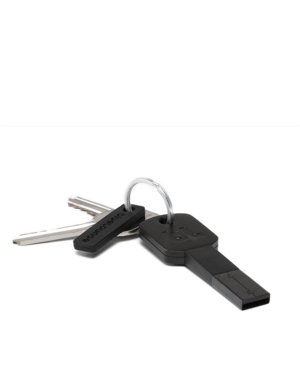 KI-BL-L - BLUELOUNGE KII - LIGHTNING/USB KEYCHAIN CHARGER, BLACK- BNIB. 