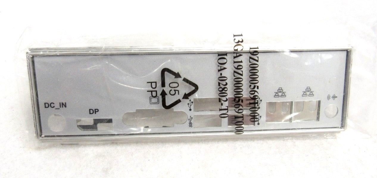 Advantech IOA-02802-T0 I/O Shield for the Advantech AIMB-215 Motherboards 72-5
