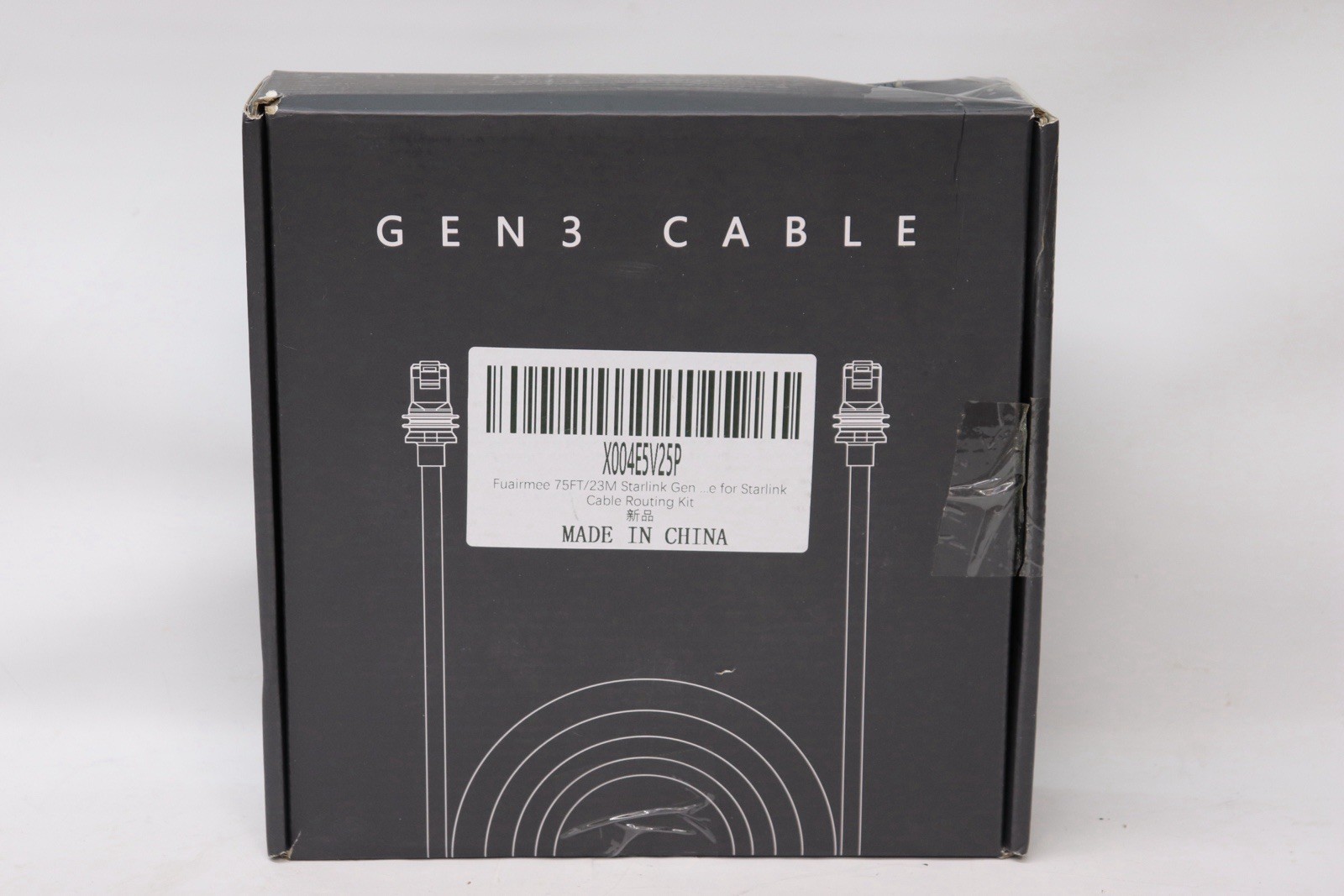 Starlink Cable Gen 3 75ft/23m Replacement Cable for Rectangular Cable Brand New