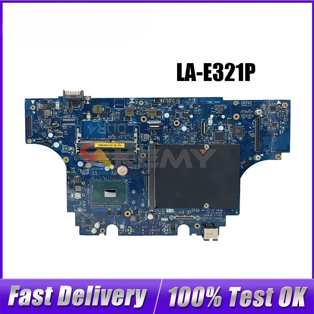 LA-E321P For DELL Precision 7720 Motherboard CPU i3 i5 i7 6th 7th 100% Tested