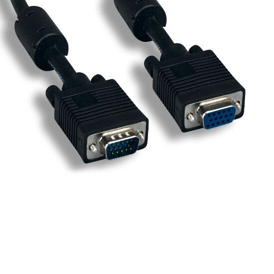 KNTK 75' SVGA Video Extension Cable 28AWG HD15 15Pin for TV PC Monitor Display