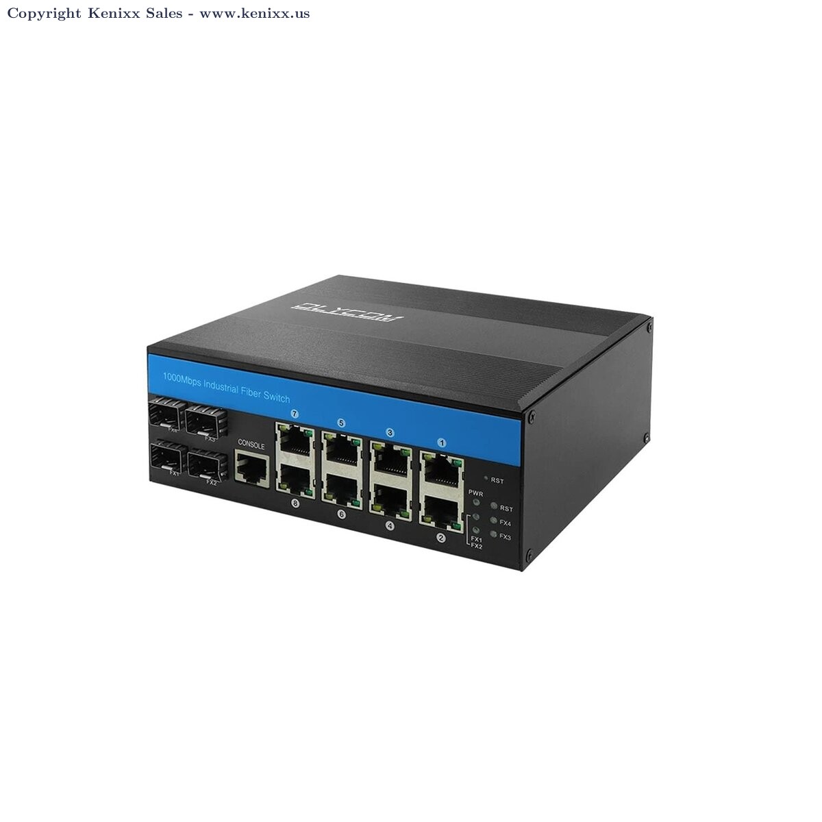 Managed Switch Poe Giabit Ethernet 8 Port RJ45 with POE+ 4 Port SFP Din Rail ...