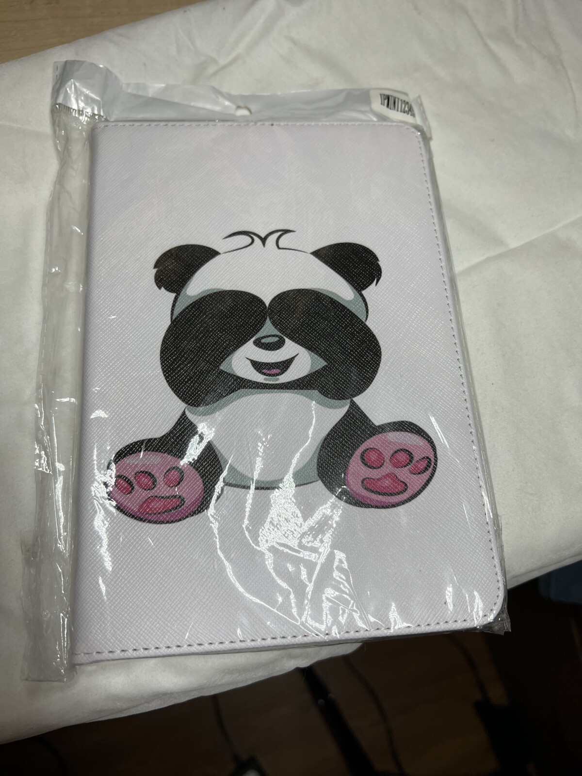 Slim white panda bear Pattern Magnetic Folio Case For iPad mini 12345