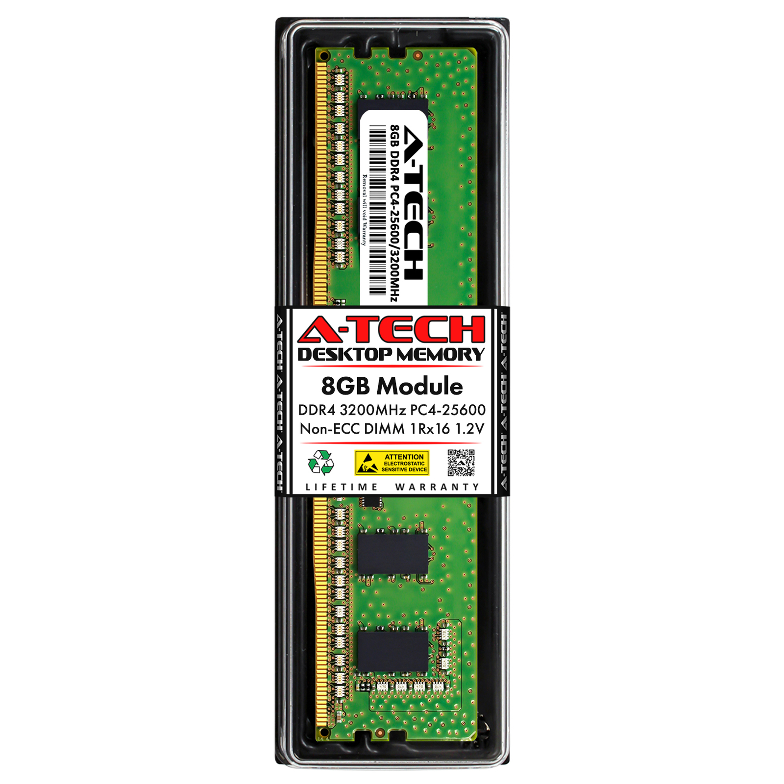 8GB DDR4 PC4-25600 DIMM (Replacement for Samsung M378A1G44BB0-CWE) Memory RAM