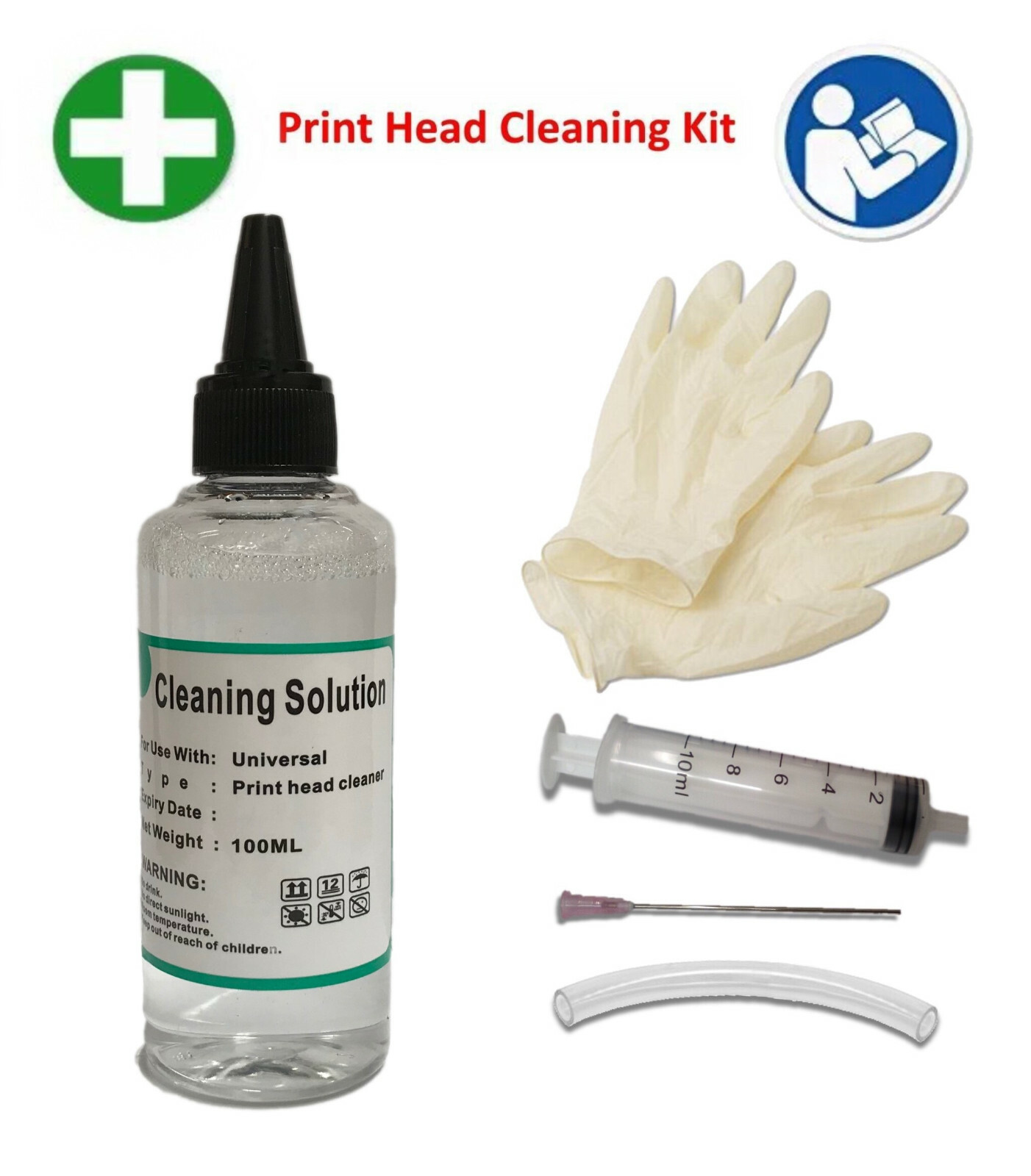 Printhead Cleaner Fits Epson Workforce WF2630 / 2640 / 2650  Nozzle Unblock Kit