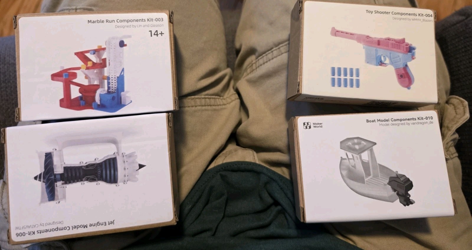 Bambu Labs/ Maker World Component Kits Lot Of 4 