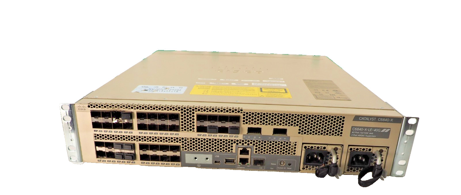 Cisco C6840-X-LE-40G Catalyst C6840-X 40-Port Switch w/dual PSU *DESC*