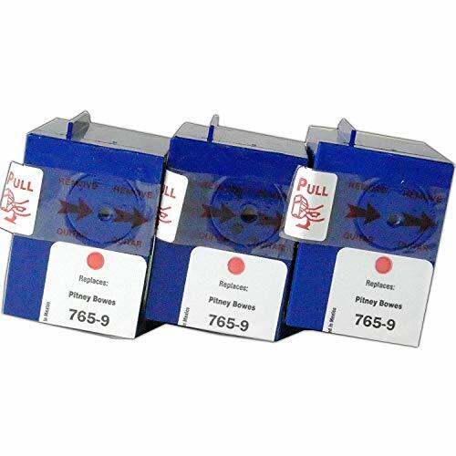 Three Pack Ink cartridge - 765-9 Red Ink for DM300c, DM400c, Preferred Postage