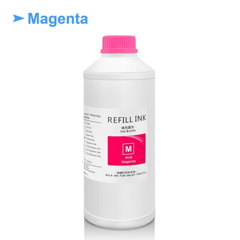 1000ML DTG Textile Ink For Ricoh Gen3 Gen4 Gen5 Gen6 GH2220 Ri3000 Ri6000 