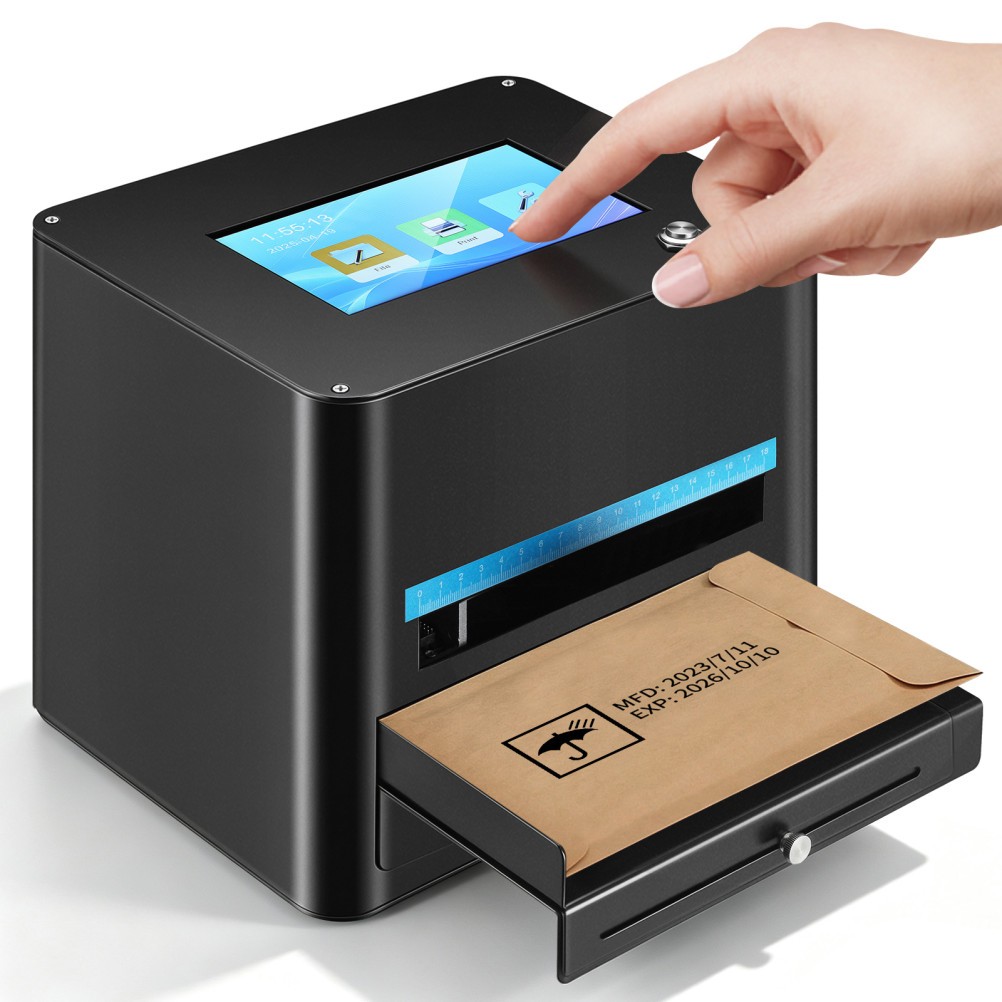 Inkjet Coding Machine 7" Touch Screen 600DPI 2-17.5mm Digital Inkjet Printer US
