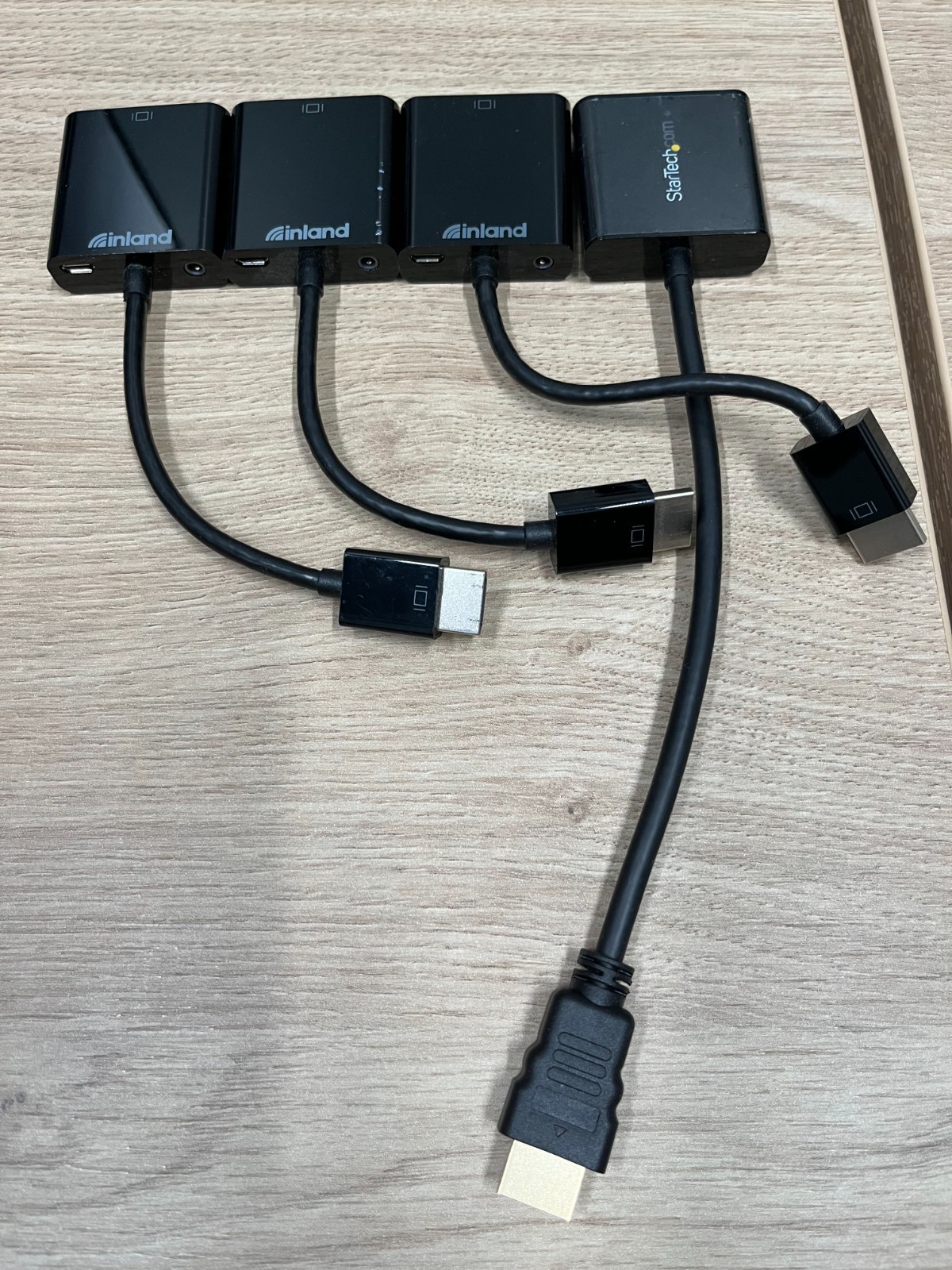 Inland StarTech.com HDMI to VGA Video Adapters Lot of 4
