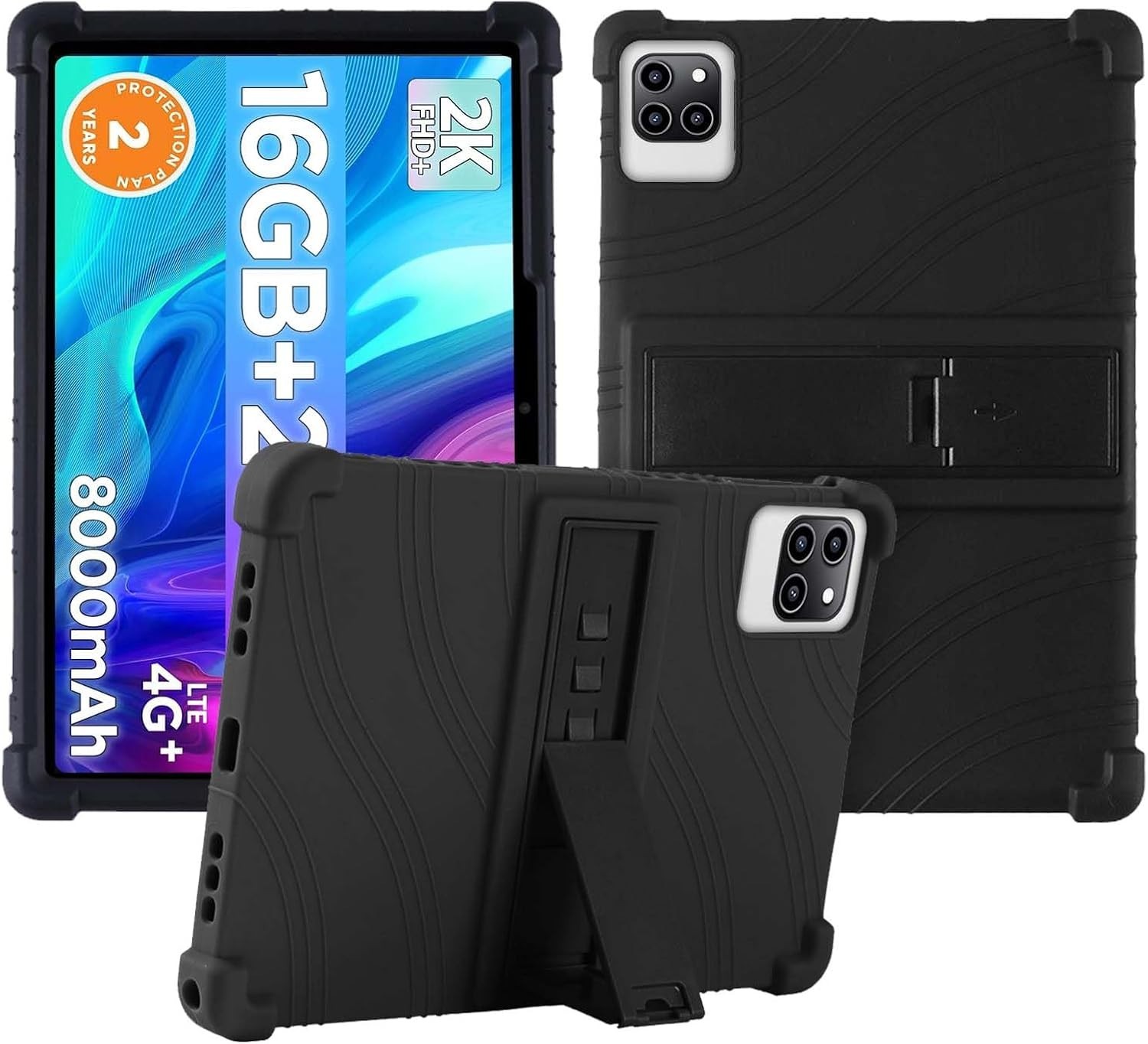 For ‎Callsky Ctab 12 Tablet 12" Android 14 Shockproof Silicone Case Kids Cover
