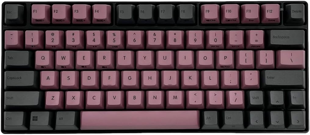 Realforce Topre RC1 Dye Sub PBT Keycap Set Alpha Dark Mauve NEW English layout