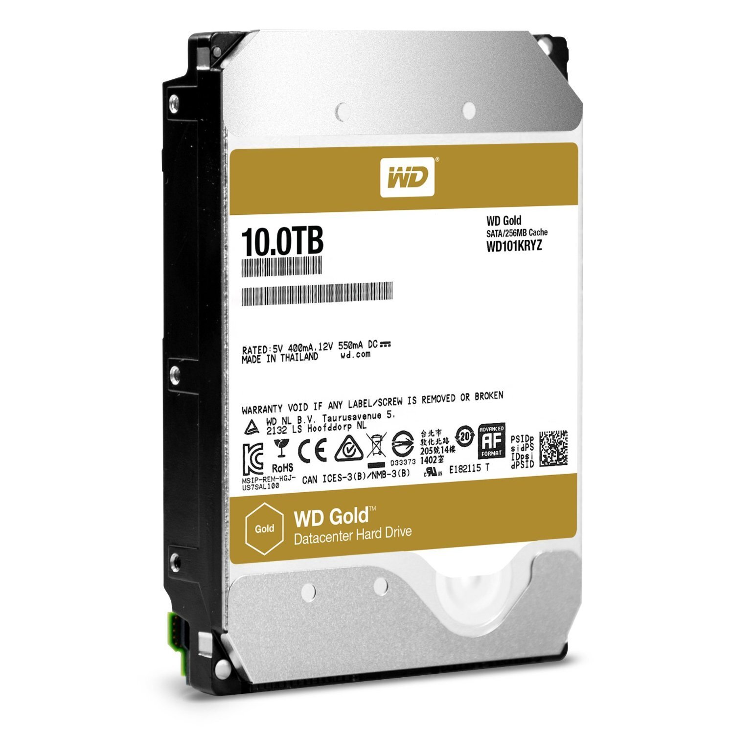 WD Gold 10TB Enterprise Class Hard Disk Drive - 7200 RPM  - WD101KRYZ