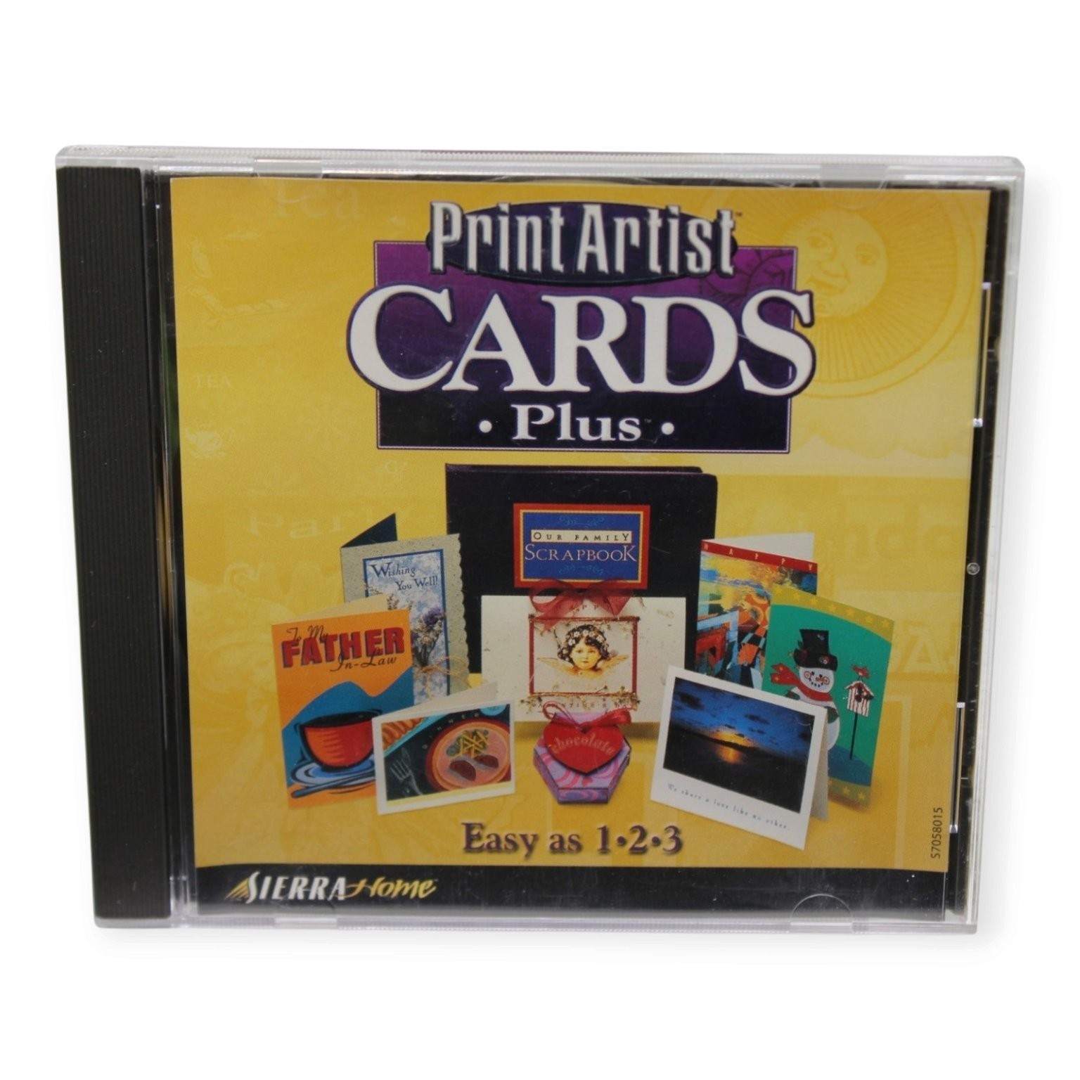 Print Artist Cards Plus Cd-rom Software Sierra Home Easy Card Creation PC