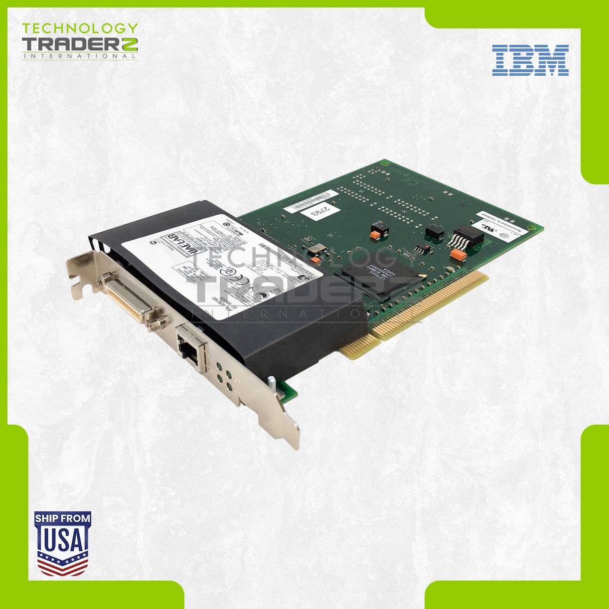39J2282 IBM PCI 2-Line IOA Network Adapter 39J2283 H86469 * Pulled *
