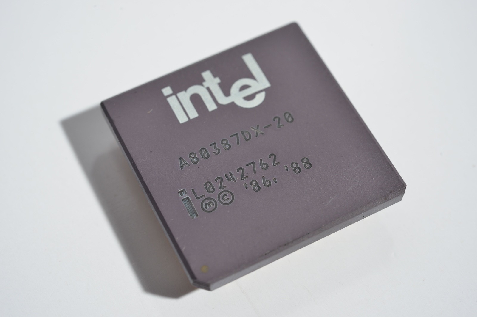 Intel A80387DX-20 80387 20MHz Math Coprocessor FPU for 386DX Vintage PC