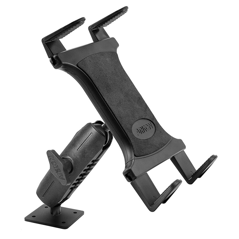 Arkon Extra HD Drill Base Tablet Mount for Apple iPad Mini, Samsung Galaxy Tab A
