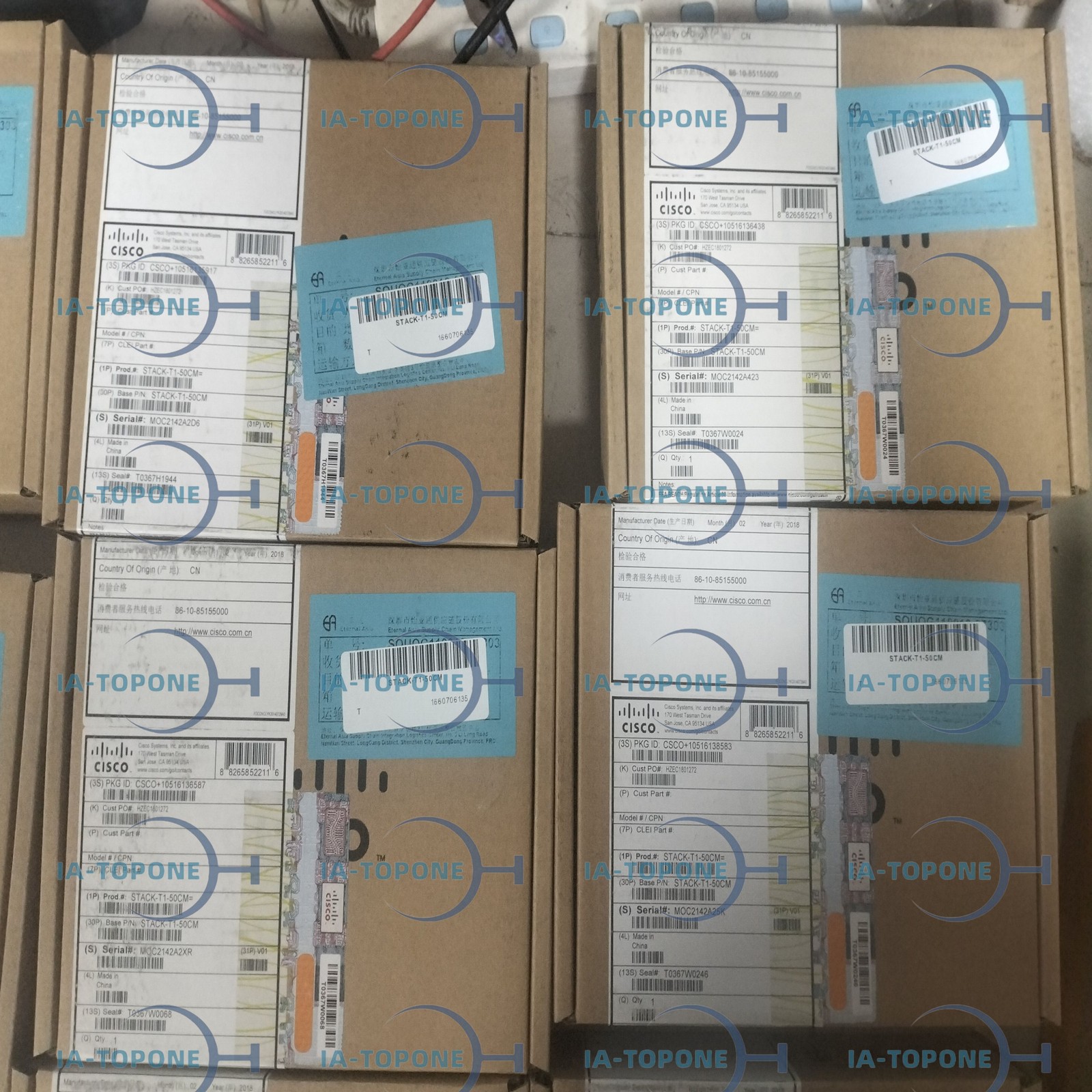 US STOCK ~ 1PC Brand New STACK-T1-50CM Cisco Local Free Fast Shipping