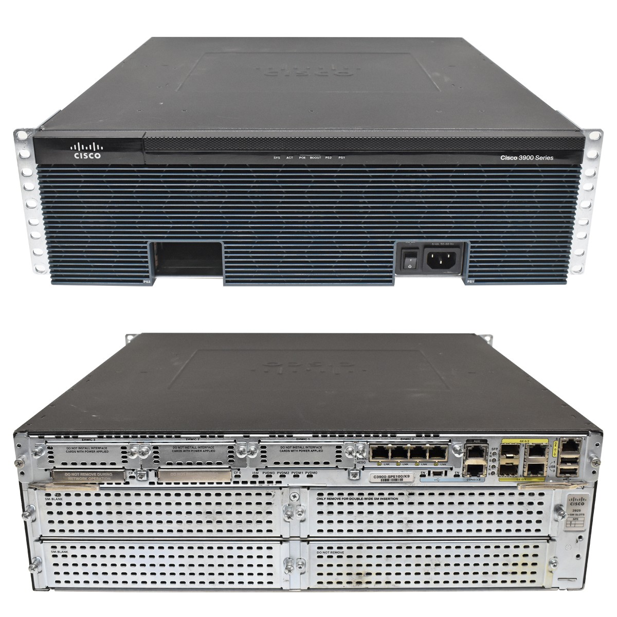 Cisco 3925 Router C3900-SPE100K9+ 4-Port Gigabit Interface Card EHWIC-4ESG