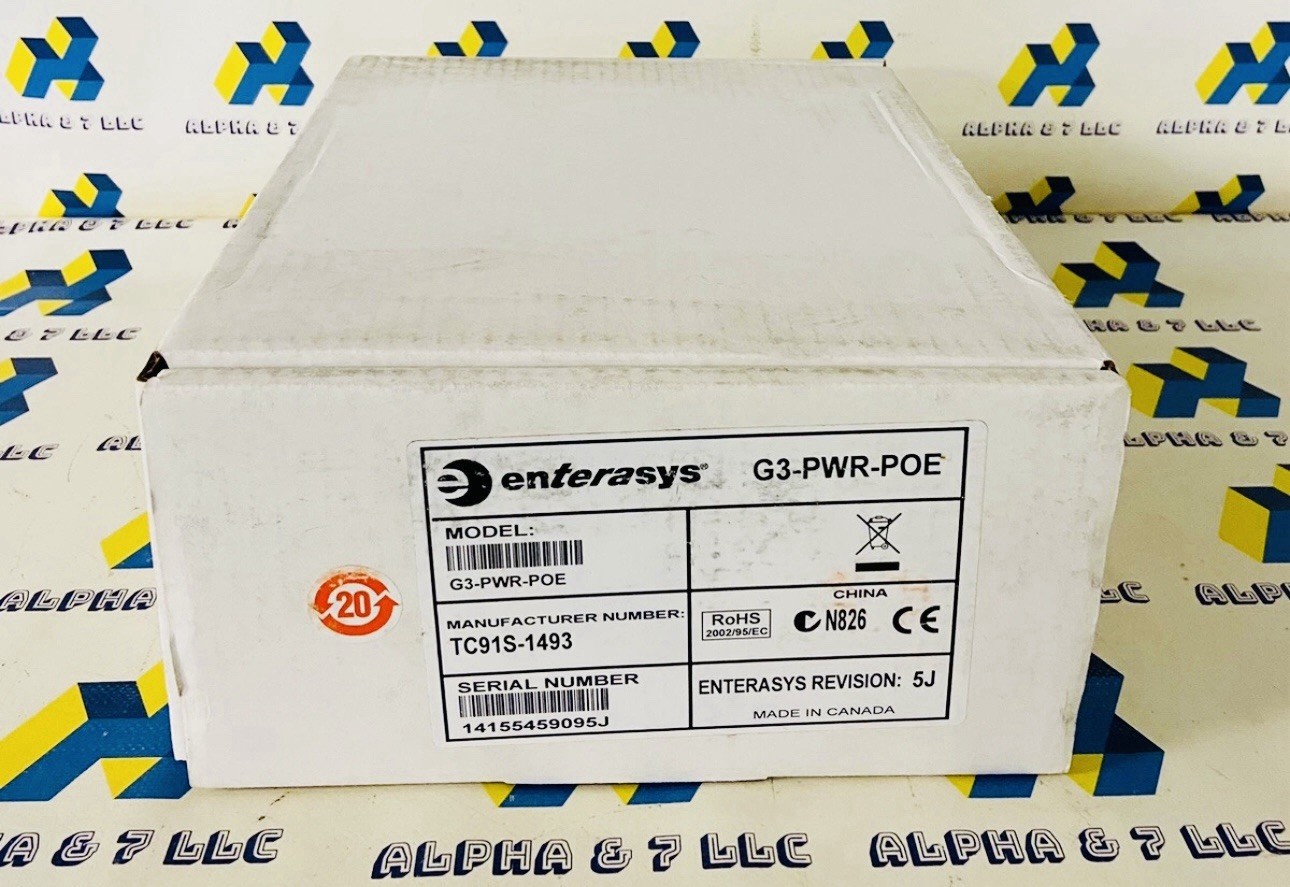 G3-PWR-POE Enterasys Networks Power Supply