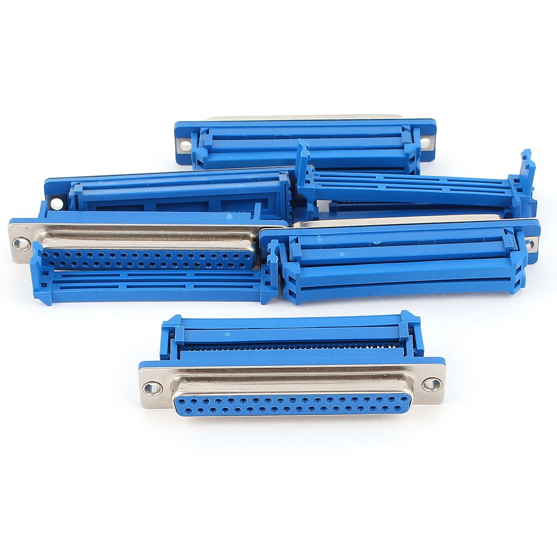 5Pcs D-SUB DB37 37 Pin Female IDC Socket Adapter Connector for Flat Ribbon Cable