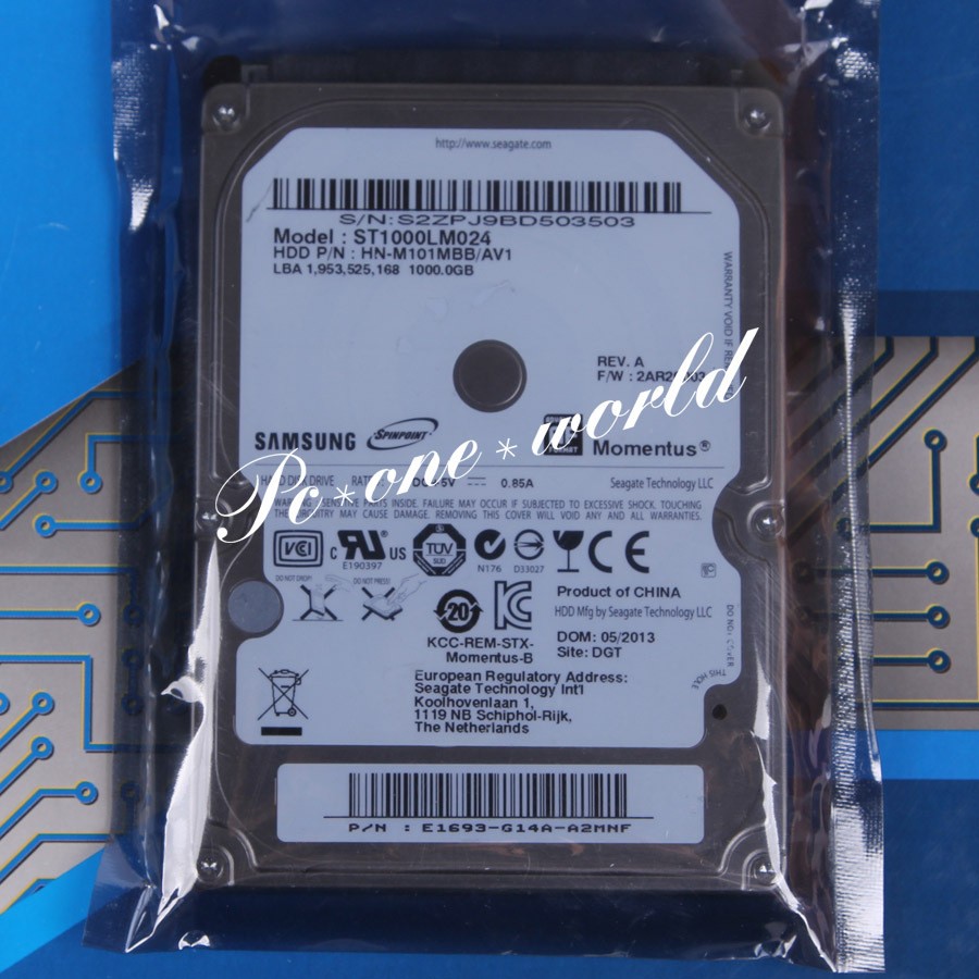 For SAMSUNG ST1000LM024 1 TB 2.5" 5400 RPM 8 MB SATA Hard Disk Drive HDD