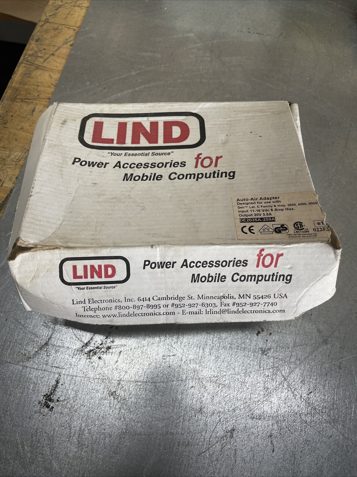 1- Lind Electronics DE2035A-259A Auto-Air Adapter ~ NEW OLD STOCK