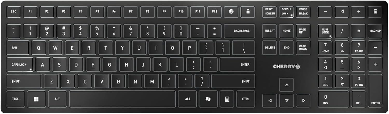 CHERRY KW 9100 SLIM Bluetooth Wireless Keyboard