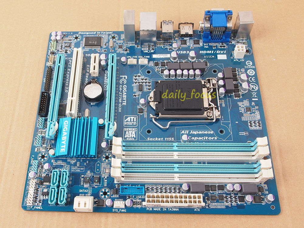 Gigabyte GA-Z77M-D3H Motherboard LGA 1155 DDR3 Intel Z77 Express