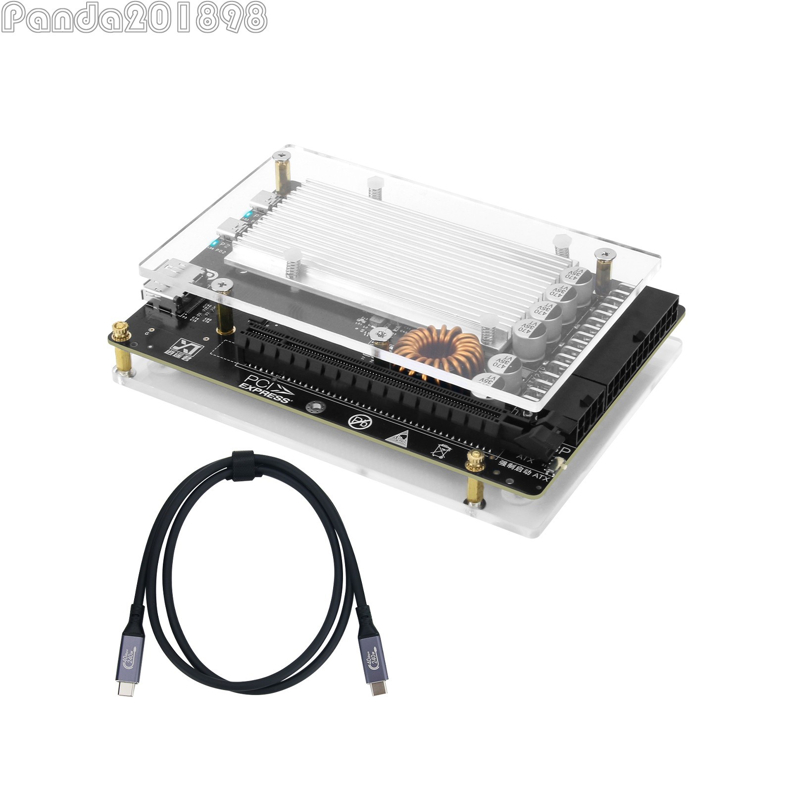 HAMGEEK BX V2.0 Graphics Card Dock External GPU Expansion Dock DIY w/ Cable
