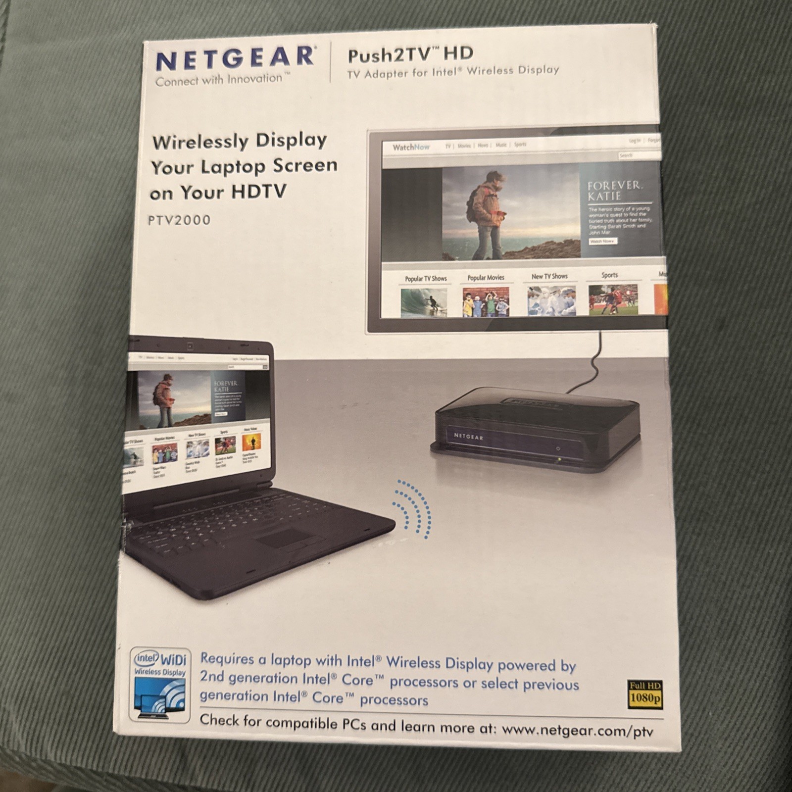 NETGEAR Push2TV HD TV Adapter for Intel Wireless Display