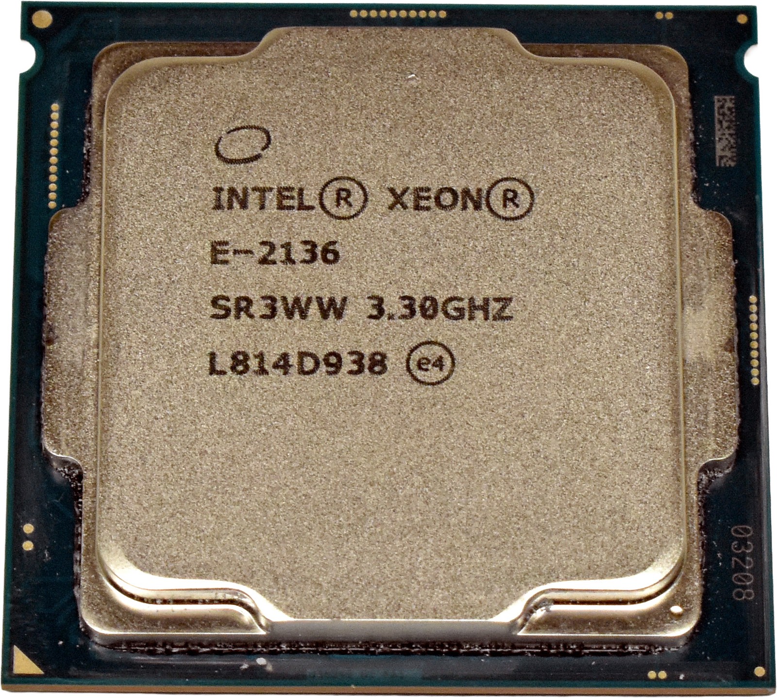 Intel Xeon E-2136 Processor 6-Core 3.30GHz 12MB Cache SR3WW FCLGA1151