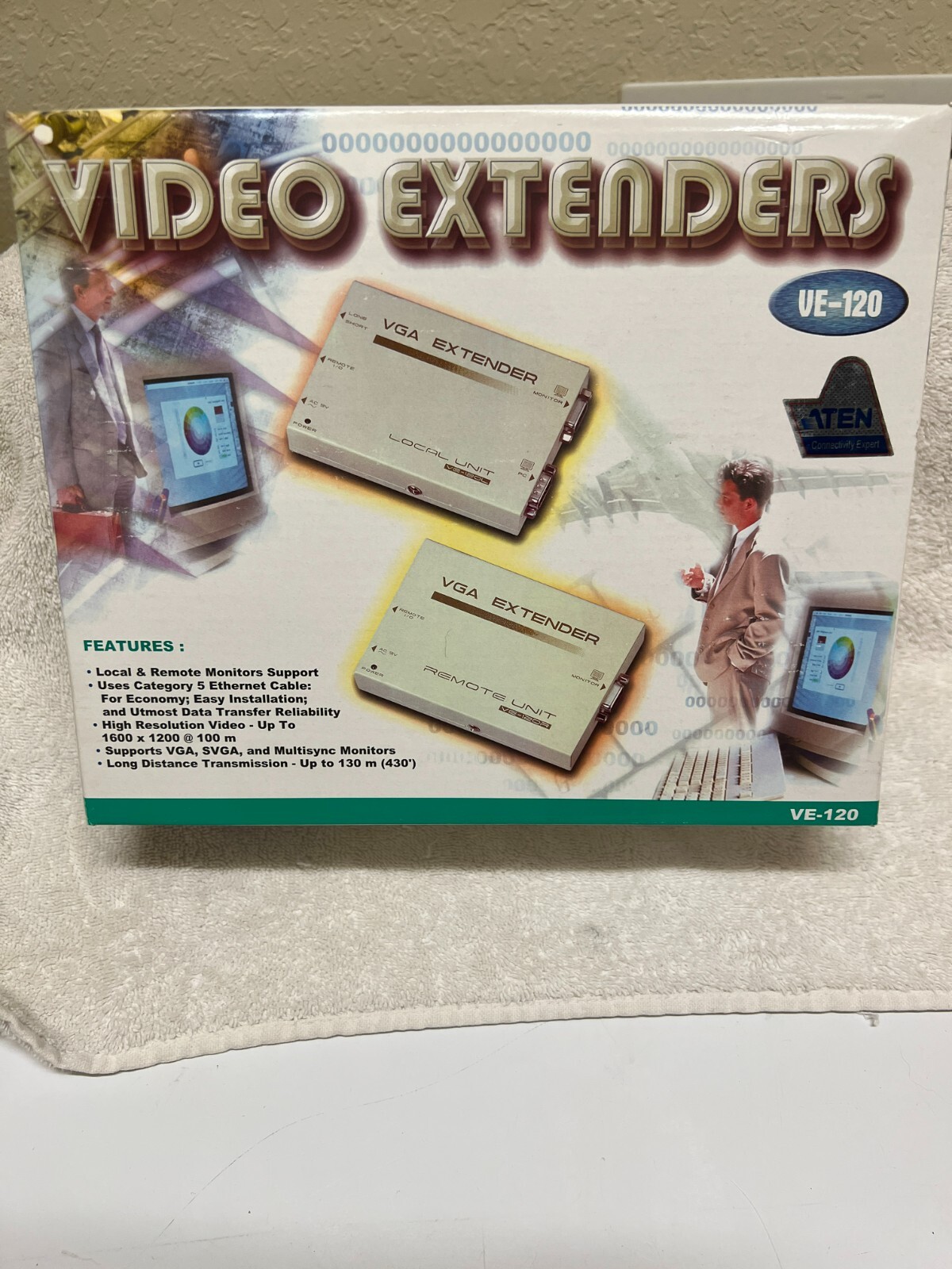 VIDEO EXTENDERS VE-120 VGA, SVGA LOCAL & REMOTE MONITORS SUPPORT