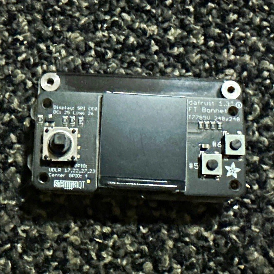 Raspberry Pi Zero with OLED Bonnet