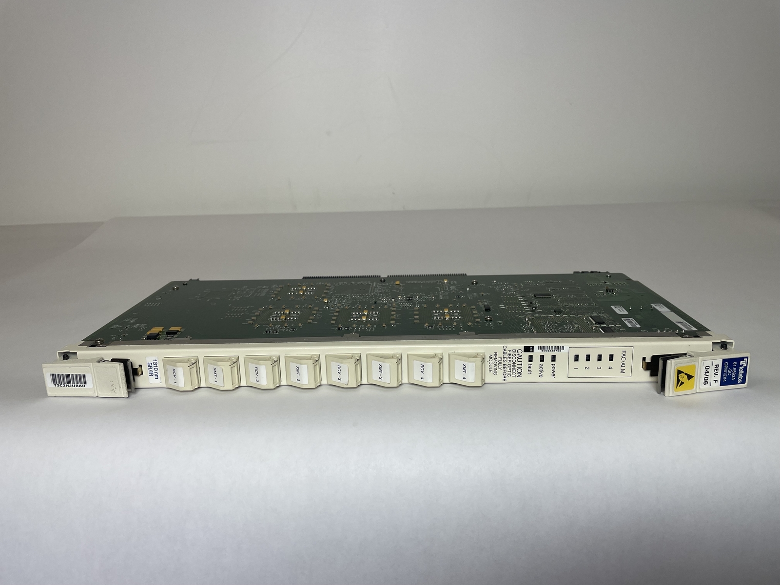 TELLABS 81.5593A-SC OC12 PRT MOUDLE T3C3HJUBAD, Rev. F, TITAN 5500