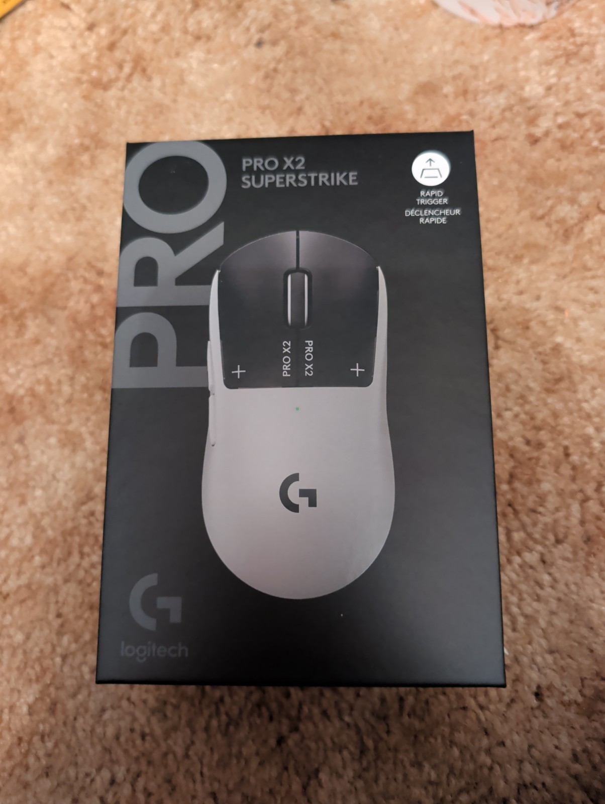 Logitech PRO X2 SUPERSTRIKE LIGHTSPEED Wireless Gaming Mouse LOWEST PRICE NEW