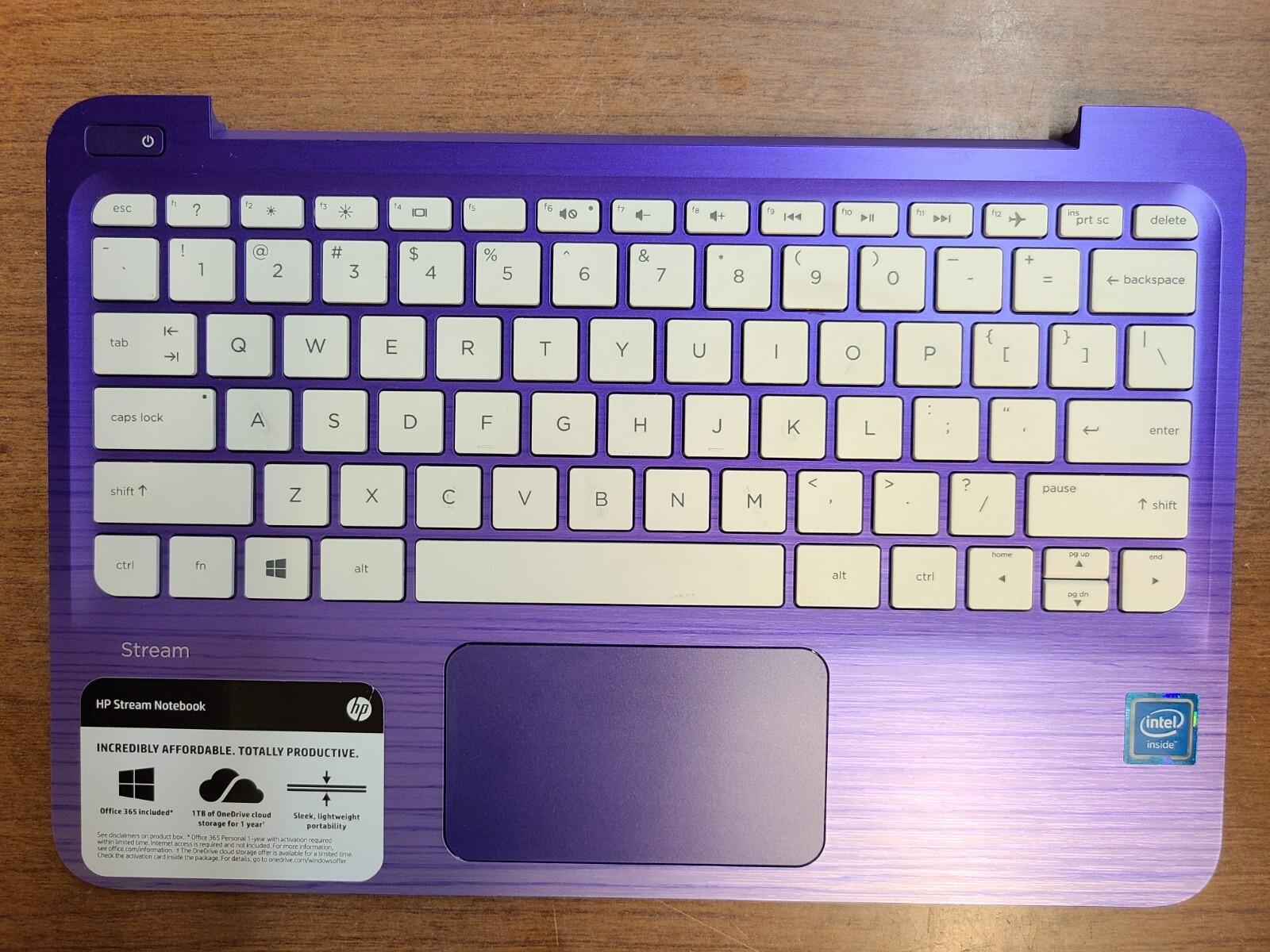 OEM HP STREAM 11-R010NR 11-R TOUCHPAD PALMREST KEYBOARD EAY0H00301A EAY0H00302R