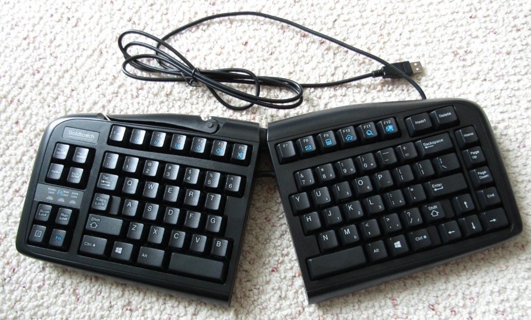Ergonomic Full-Sized KEYBOARD Goldtouch V2 PC USB WIRED Black GTN-0099 SK-2730