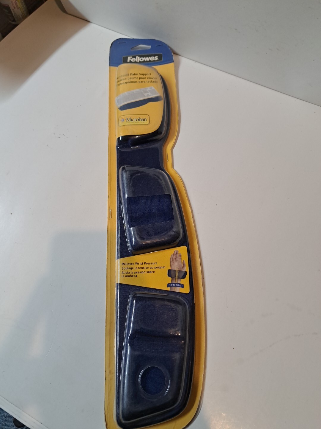 Fellowes Palm Support W/microban #CRC91837