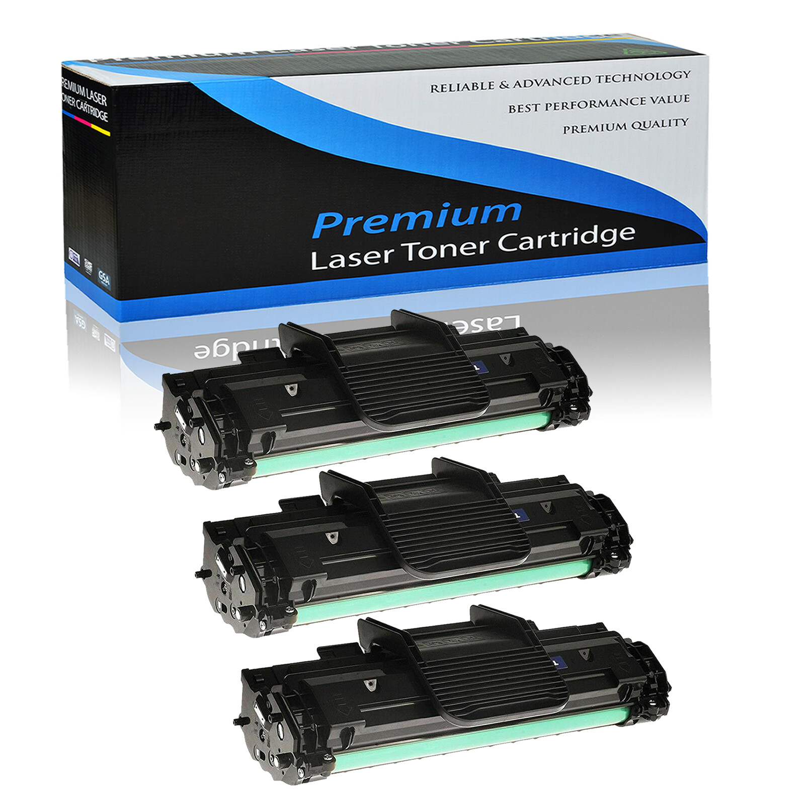 3 Pack SCX-D4725A SCX4725 Toner Cartridge For Samsung SCX-4725FN Printer