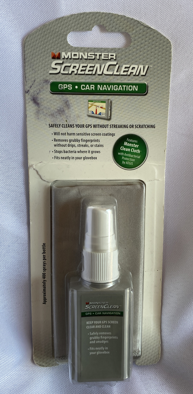 Monster ScreenClean MCCLNKITGPS Travel-Size LCD Screen Cleaning Kit