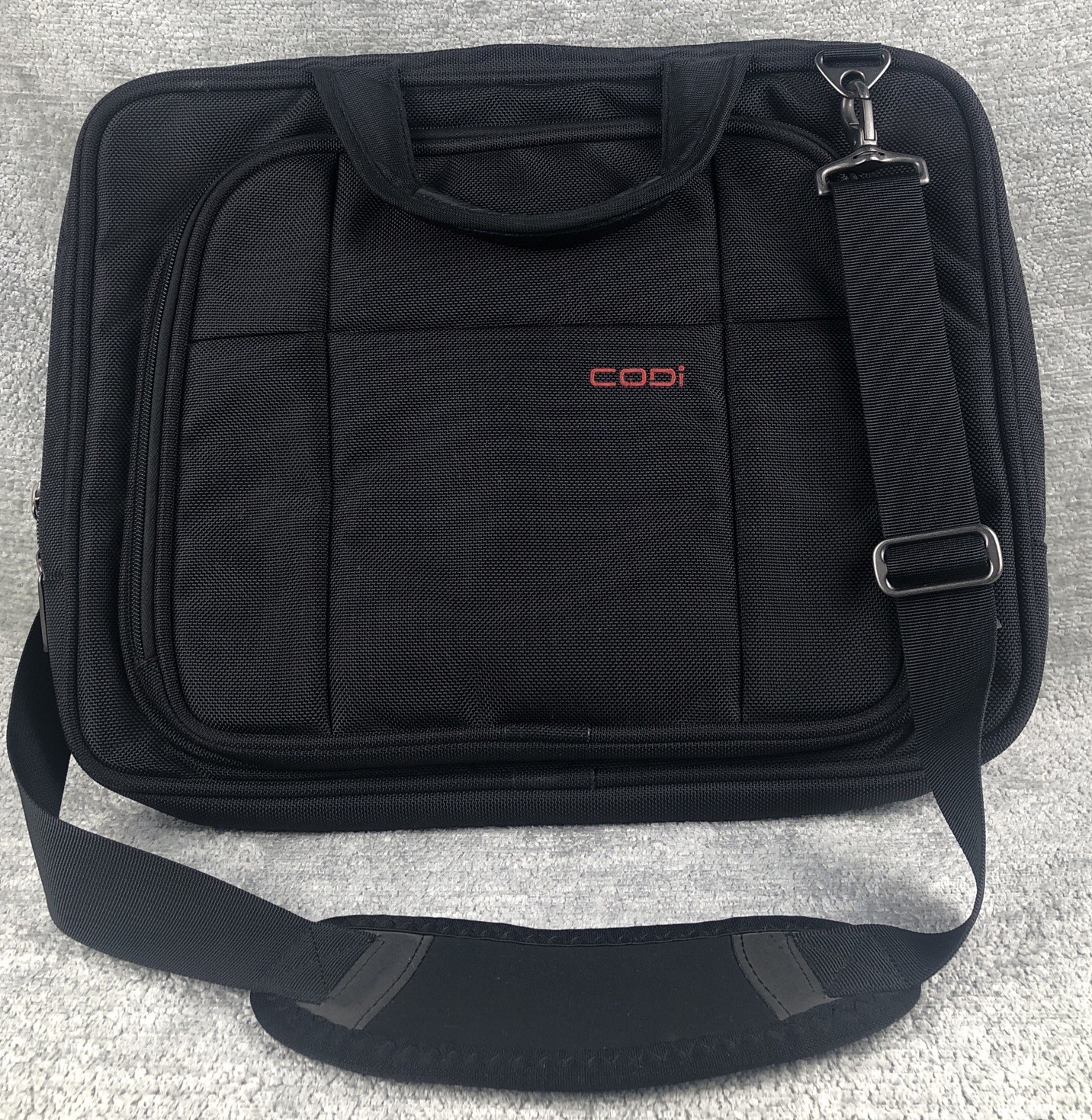CODi BLACK LAPTOP BAG CASE LUGGAGE WITH SHOULDER STRAP 