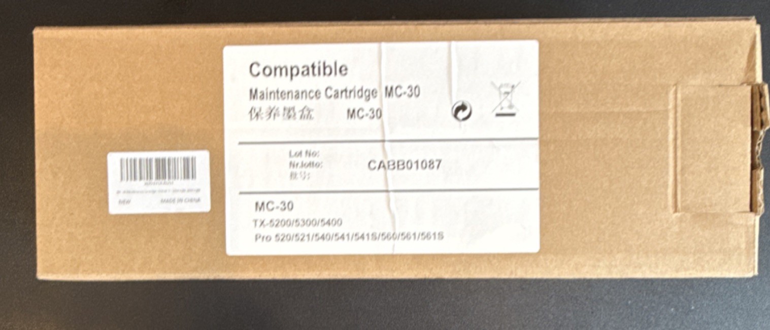 Maintenance Cartridge MC-30 (CABB01087) Compatible Cartridge