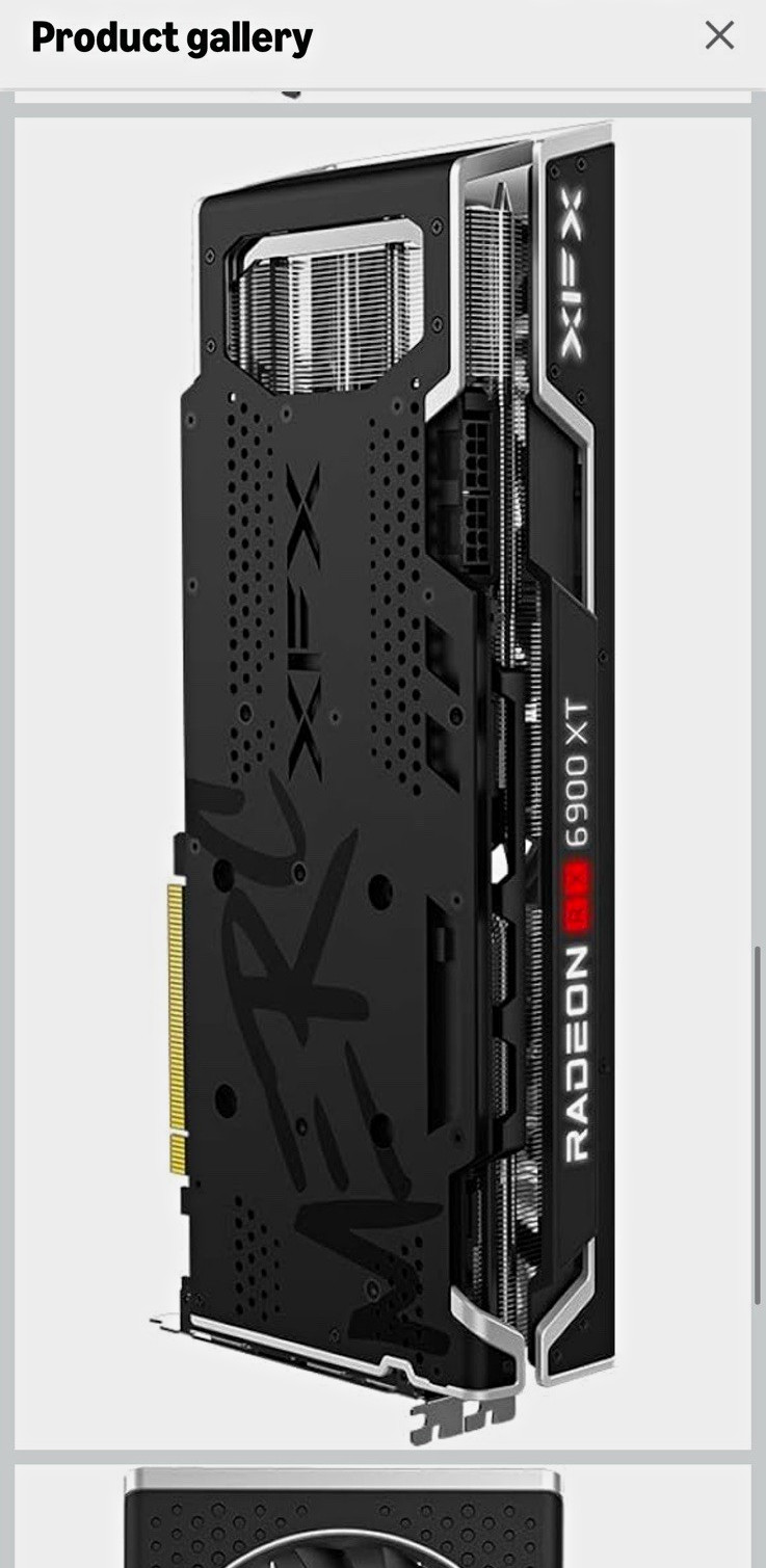 XFX Speedster MERC319 Radeon RX 6900 XT Black 16GB GDDR6 HDMI/DP PCIe