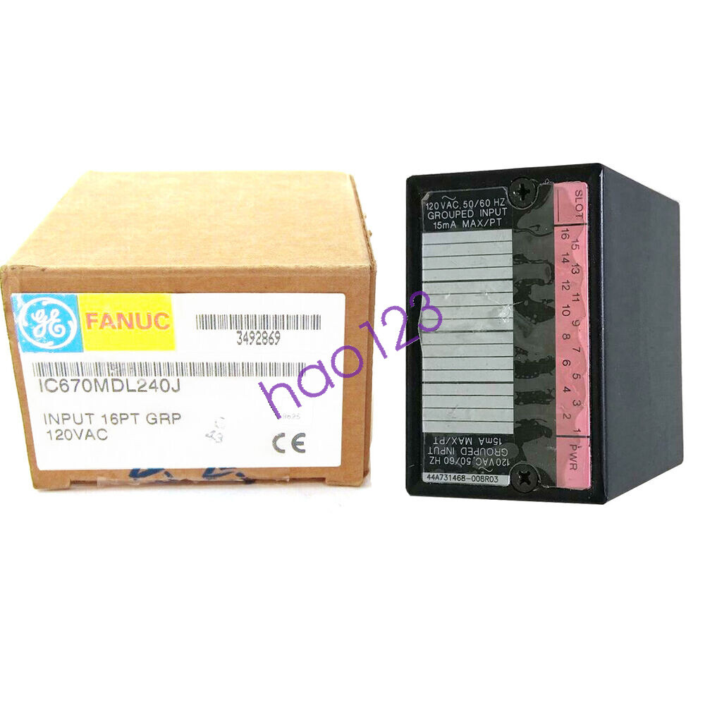 In Box GE FANUC IC670MDL240J PLC Module UPS/FedEx NEW