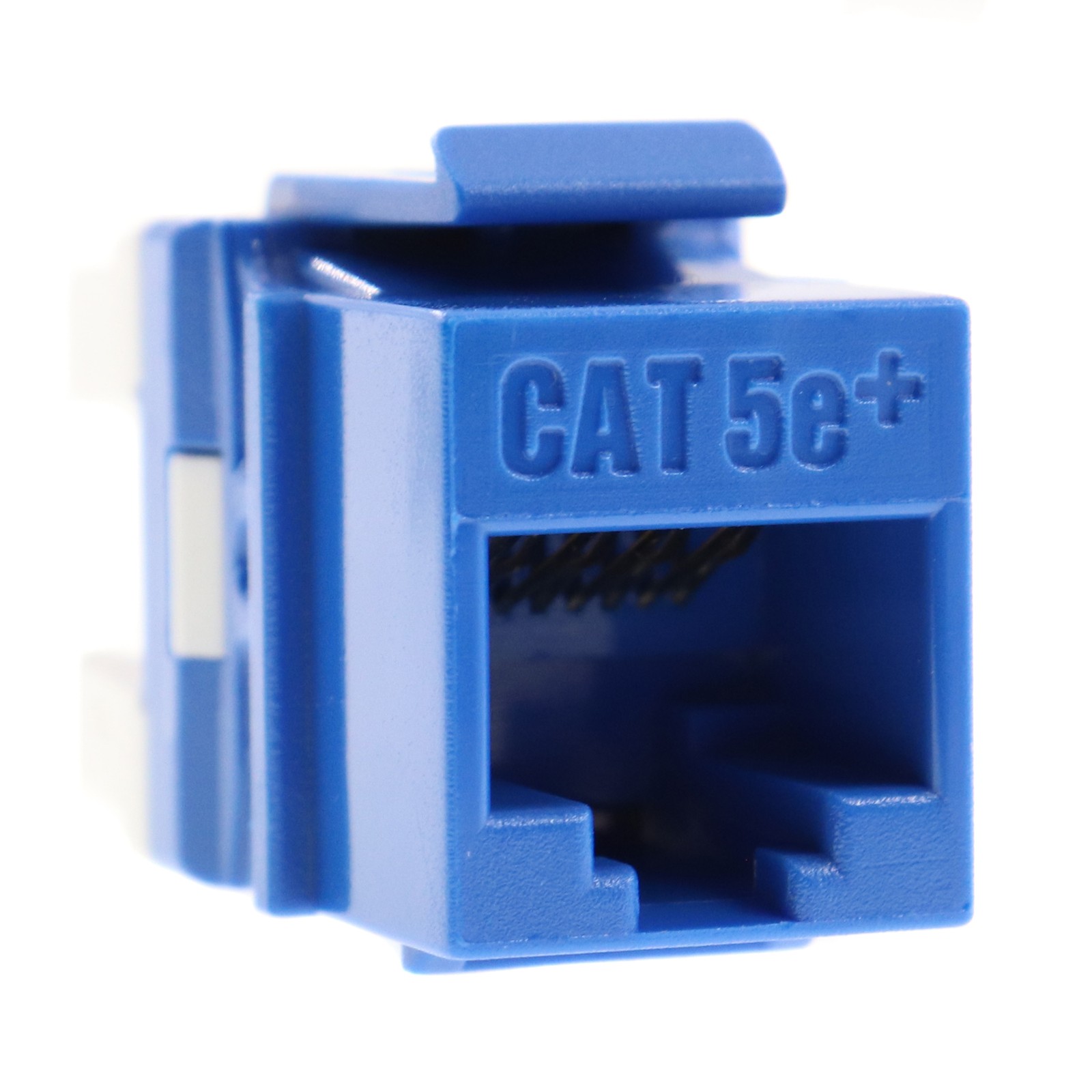 LEGRAND-ON-Q WP3475-BE CATEGORY-5E KEYSTONE JACK, RJ45 CONNECTOR, CAT5E, BLUE
