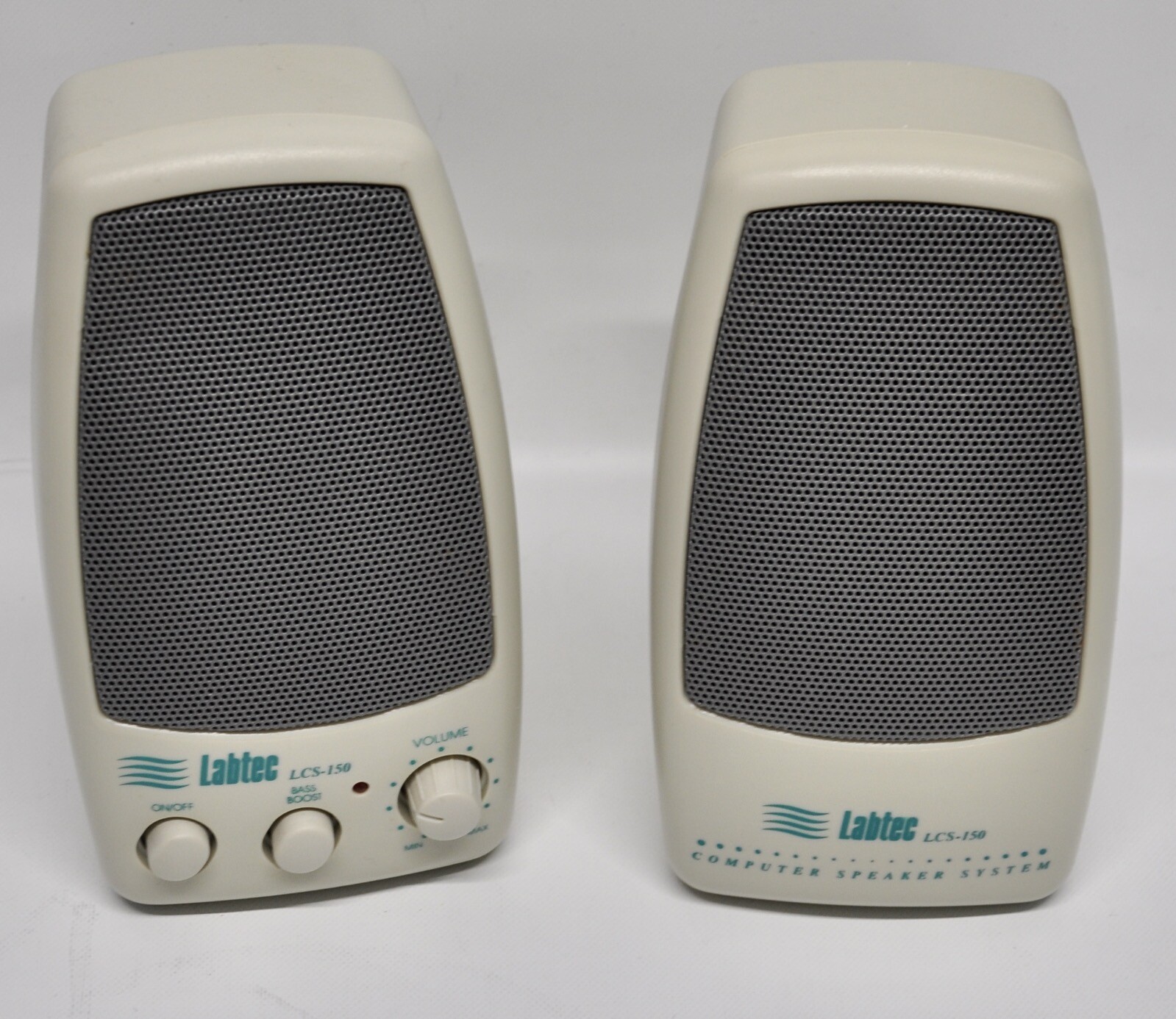 Vintage Computer Parts: Used Labtec LCS-150 Computer Speaker System