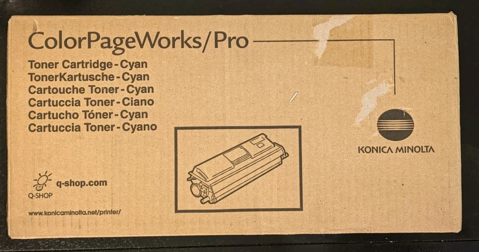 Konica Minolta ColorPageWorks/Pro CYAN Toner #0940-701 New/Factory Sealed NOS